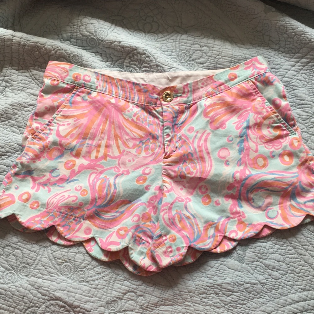 Lilly Pulitzer buttercup shorts sz 8